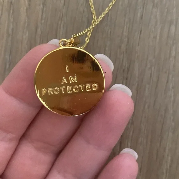 Celeste starre evil eye necklace gold I am protected - Picture 4 of 5